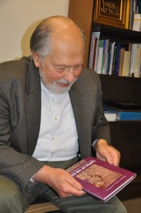 Professor Seyyed J Nasr with Canvas of the Soul 