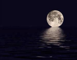 moon on water